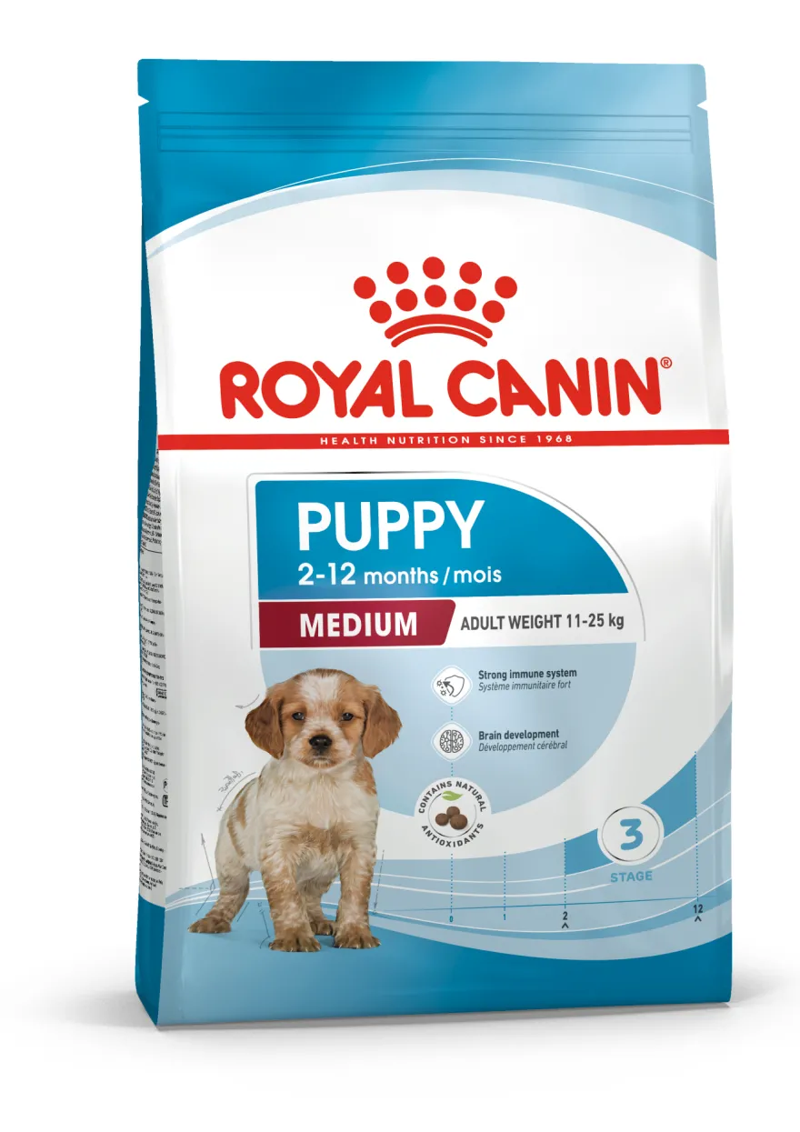 Medium Puppy tørrfôr for valper 4 kg