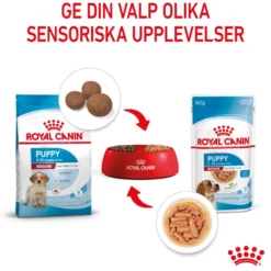 Medium Puppy Våtfôr for valp 140 g x 10 stk