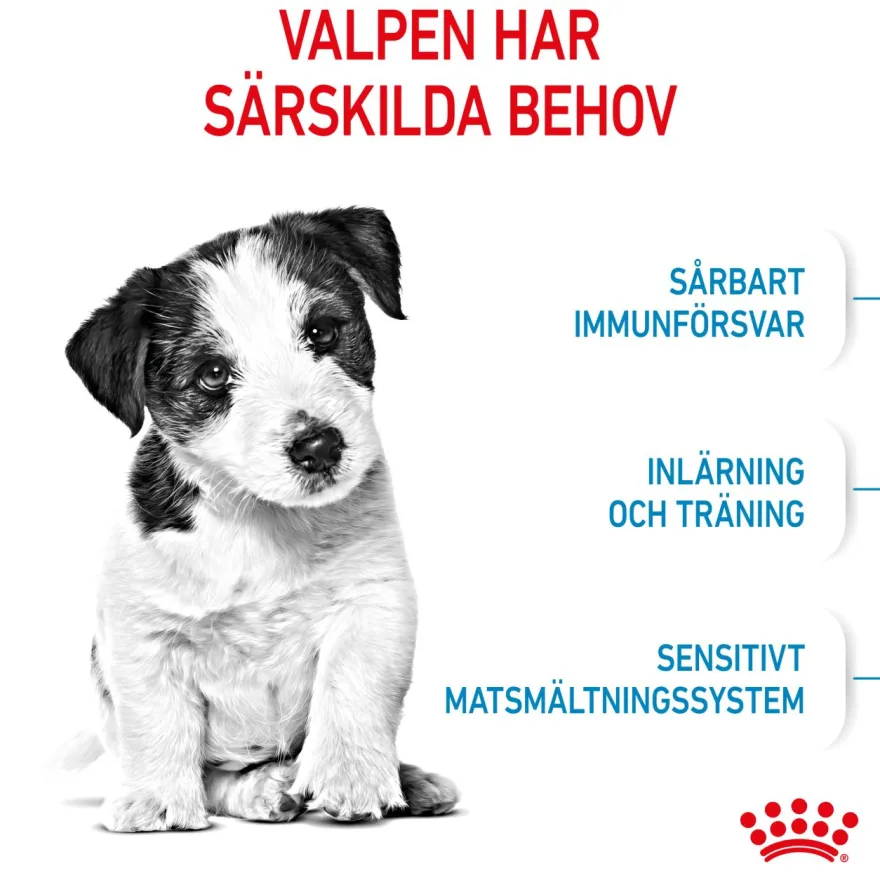 Mini Puppy tørrfôr for valper 8 kg