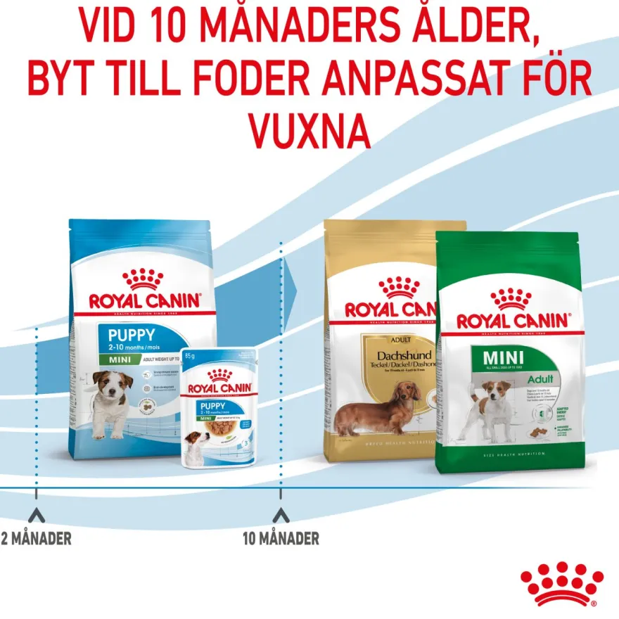 Mini Puppy tørrfôr for valper 8 kg