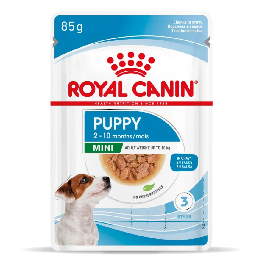 Mini Puppy Våtfôr for valper 85 g x 12 stk