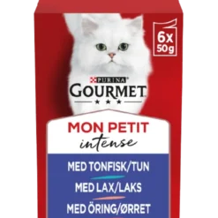 Mon Petit Tunfisk/laks/ørret 50 g x 6 stk.