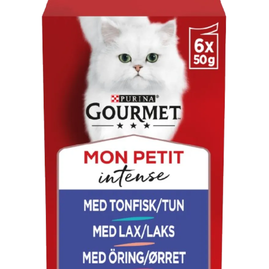 Mon Petit Tunfisk/laks/ørret 50 g x 6 stk.