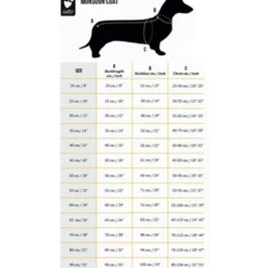 Monsoon Coat - Dog Rain Coat Black 20 cm