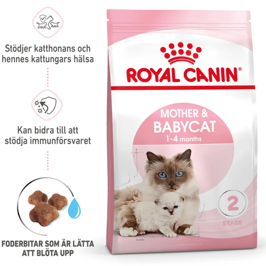 Mother & Babycat tørrfôr til katter og kattunger 400g