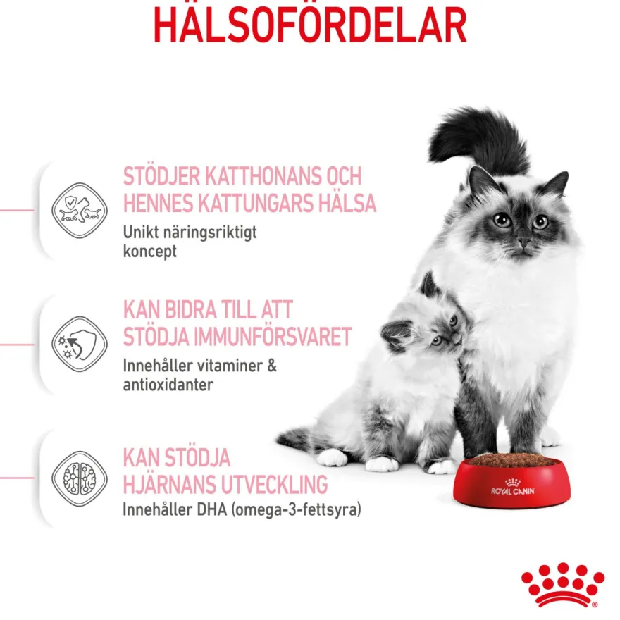 Mother & Babycat tørrfôr til katter og kattunger 2 kg