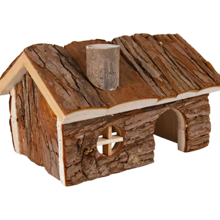 Natural Living Hendrik-hus brun 20 x 13 x 13 cm
