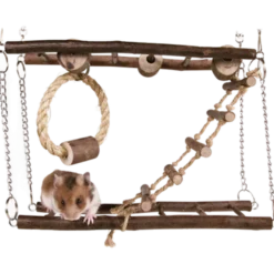 Natural Living Hengebro Hamster Brun 27 x 17 x 7 cm