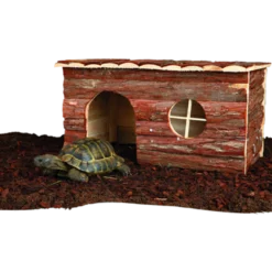 Natural Living Jerrik-hus brun 40 x 23 x 20 cm