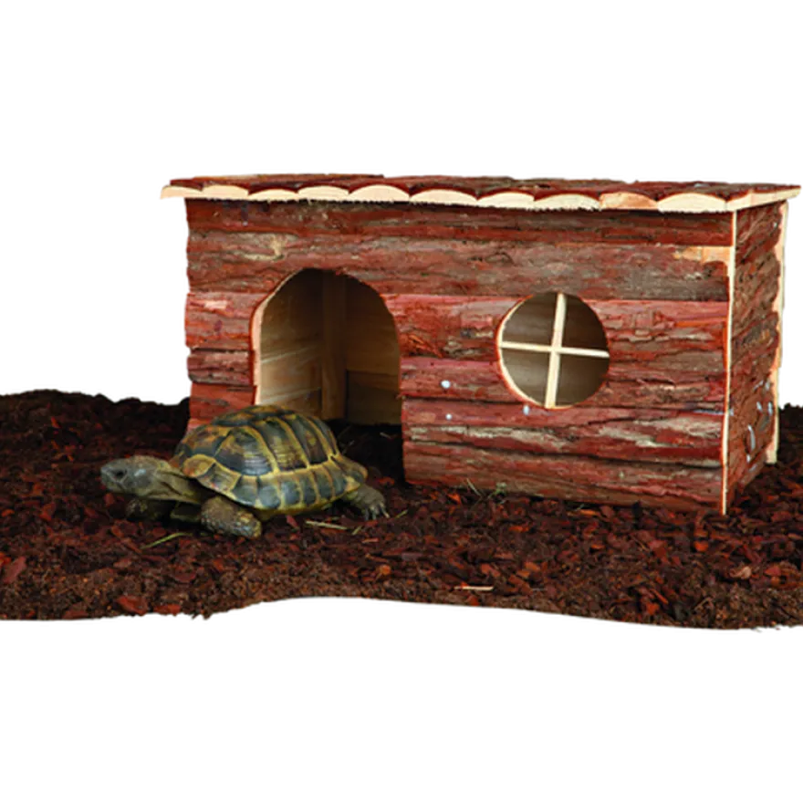 Natural Living Jerrik-hus brun 40 x 23 x 20 cm