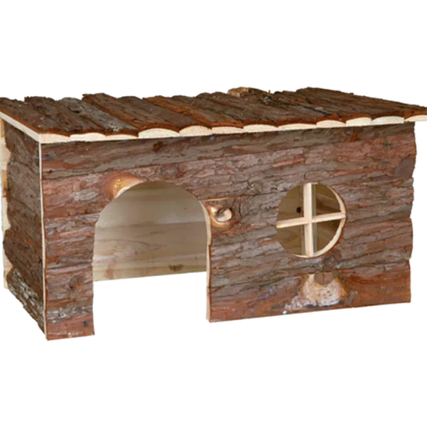 Natural Living Jerrik-hus brun 40 x 23 x 20 cm