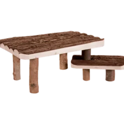 Natural Living Shelter og plattform brun 37 x 17 x 28 cm