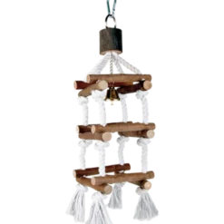 Natural Living Tower med tau og bjelle Brun 34 cm