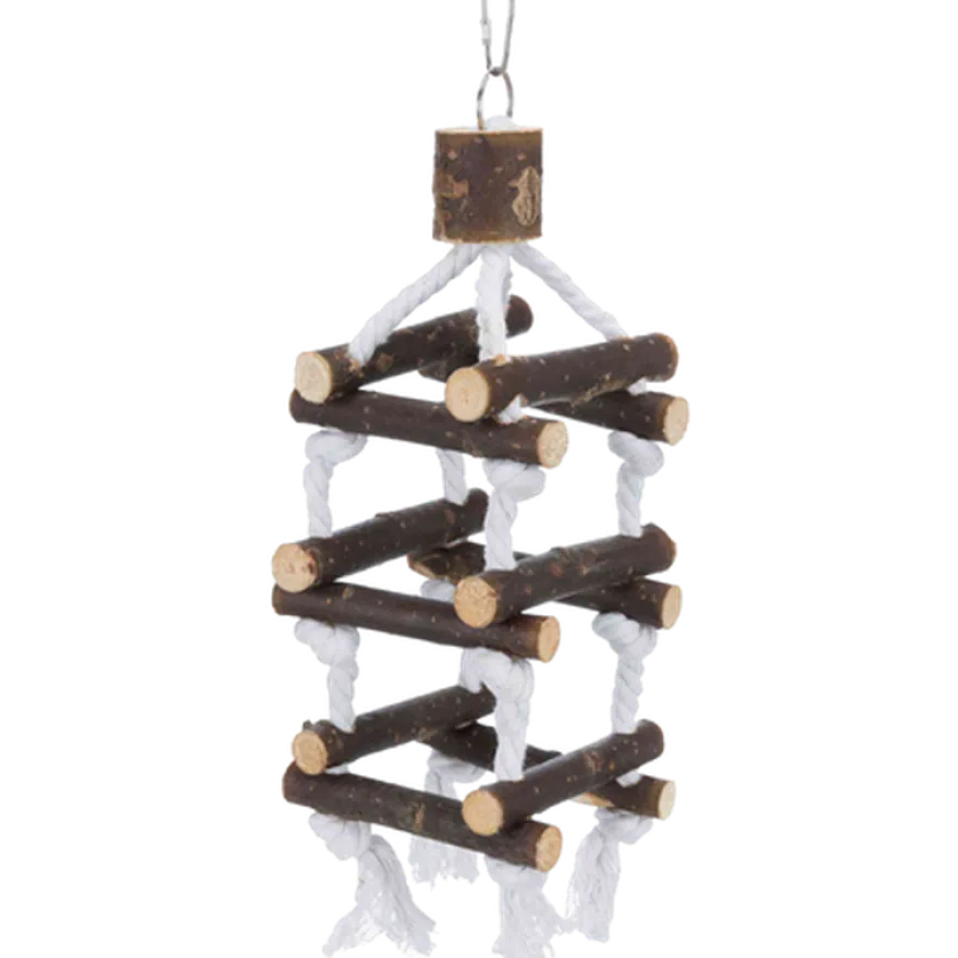 Natural Living Tower med tau og bjelle Brun 34 cm