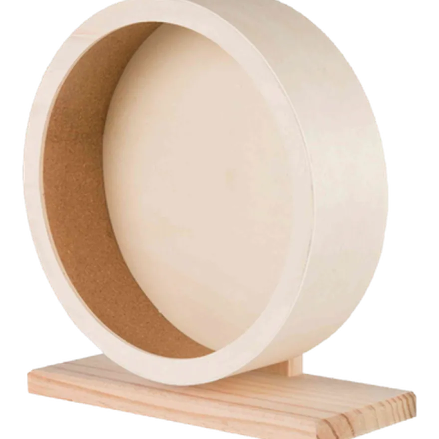Natural Living Treningshjul i tre brun, ø 33 cm