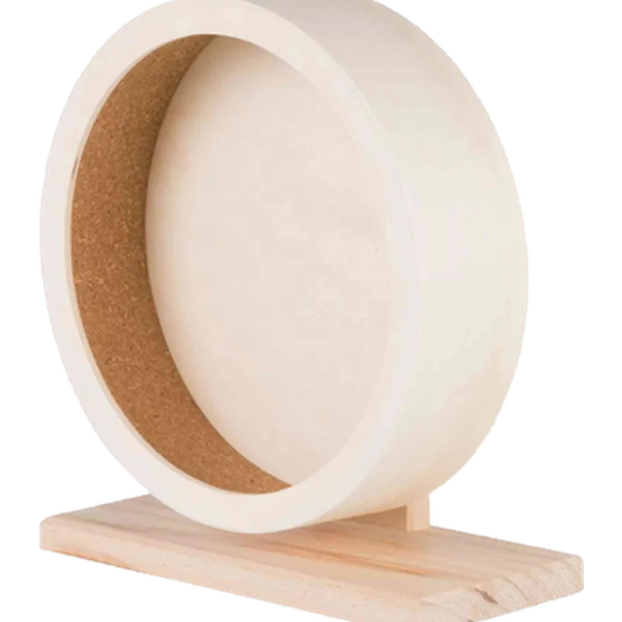 Natural Living Treningshjul i tre brun, ø 33 cm