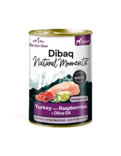 Natural Moments Dog Adult Turkey With Raspberries 380gr