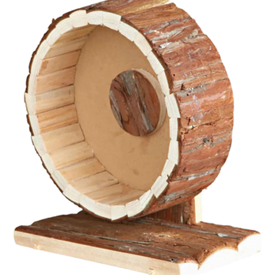 Naturlig Living-øvelseshjul i tre, brun 20 cm