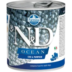 N&D Dog Ocean Codfish & Pumpkin våtfôr til hund 6 x 285 g