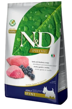 N&D Dog Prime Lamb & Blueberry Adult Mini 2,5 kg