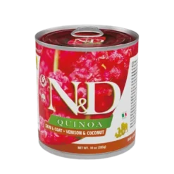 N&D Quinoa Skin & Coat Venison Våtfôr Til Hund 285 g