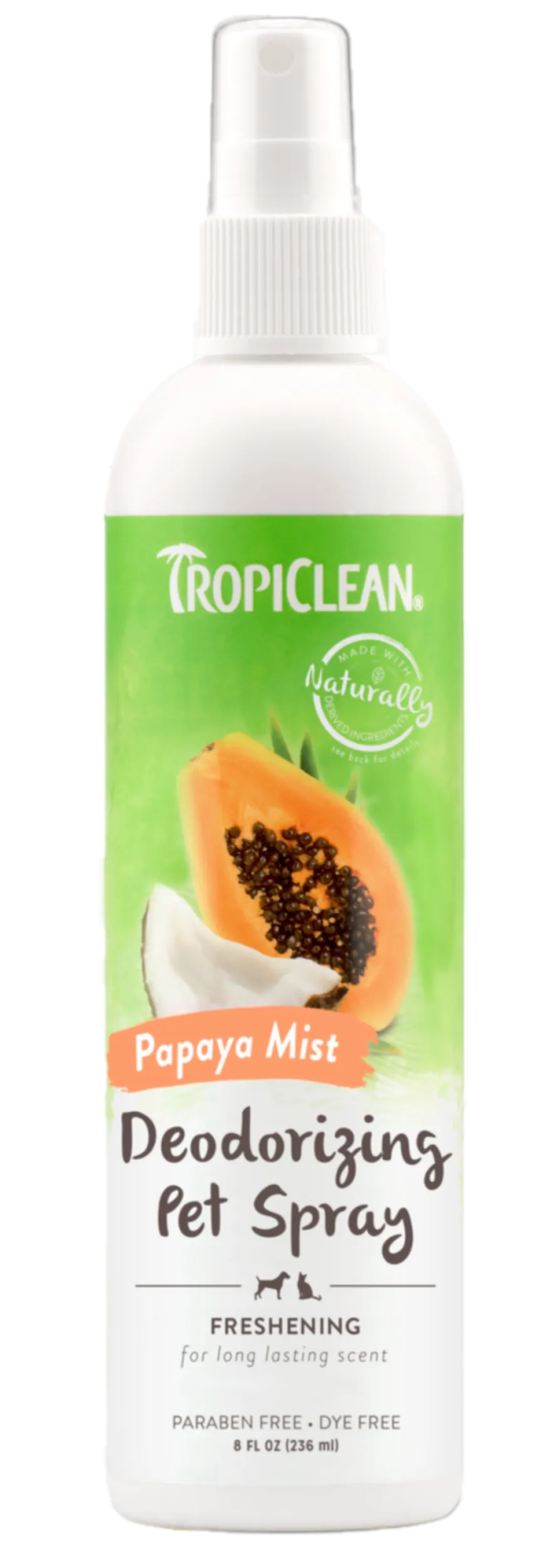 Papaya Mist deodoriserende spray for kjæledyr 236 ml