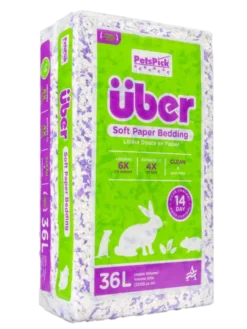 Papirsøppel 56 L Lilla/hvit lavendelduft