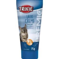 Premio Cat Laksepaté - Kattegodbit i tube Blå 75g