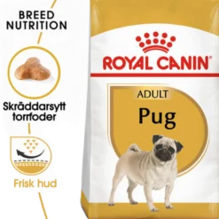 Pug Adult tørrfôr for hunder 7,5 kg