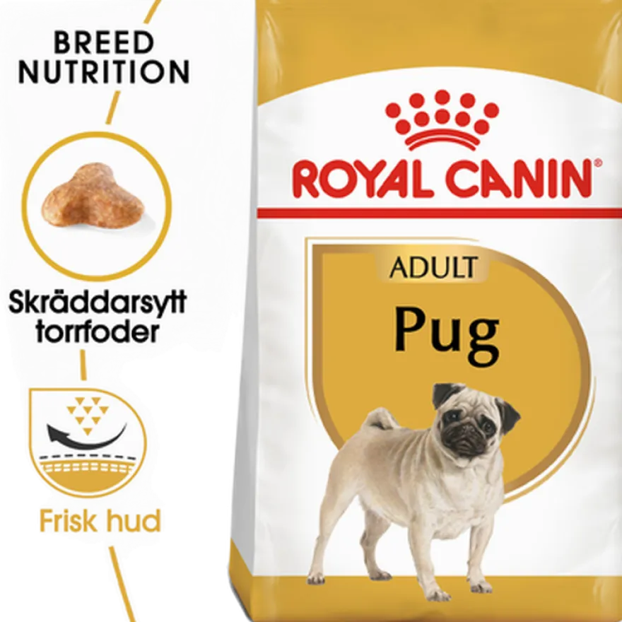 Pug Adult tørrfôr for hunder 7,5 kg