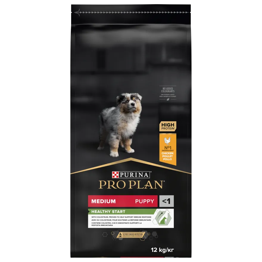 Puppy Healthy Start Medium tørrfôr til valper 12 kg
