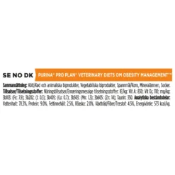 PVD Canine OM Obesity Management Mousse 400 g x 12 stk.