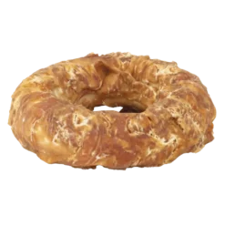 Rawhide Donut Wrapped With Chicken 7cm, 15-pack