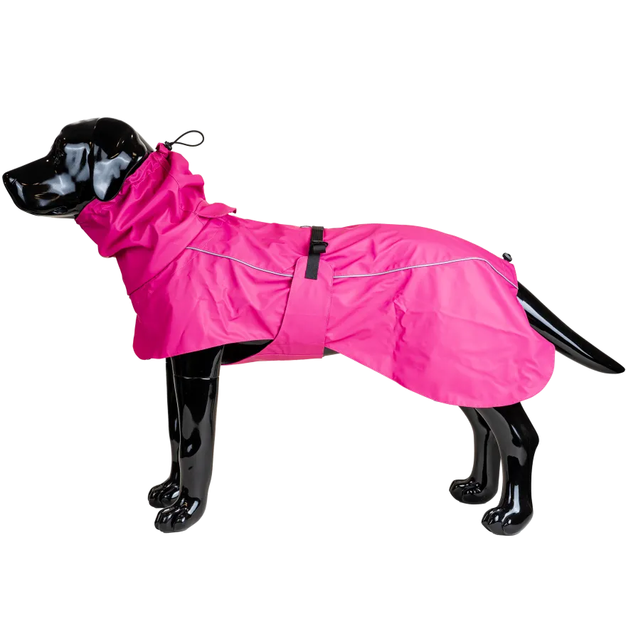Regnfrakk Drop, 2XL, 55cm, Rosa
