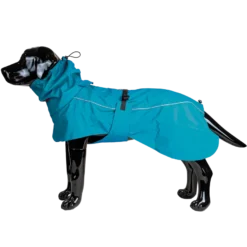 Regnfrakk Drop, 4XL, 65 cm, turkis