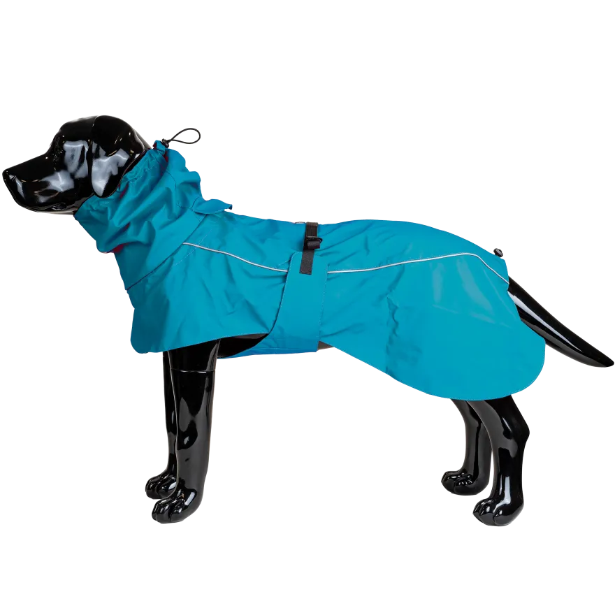 Regnfrakk Drop, 4XL, 65 cm, turkis