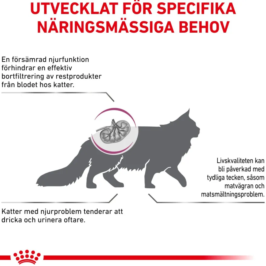 Renal tørrfôr til katt 2 kg