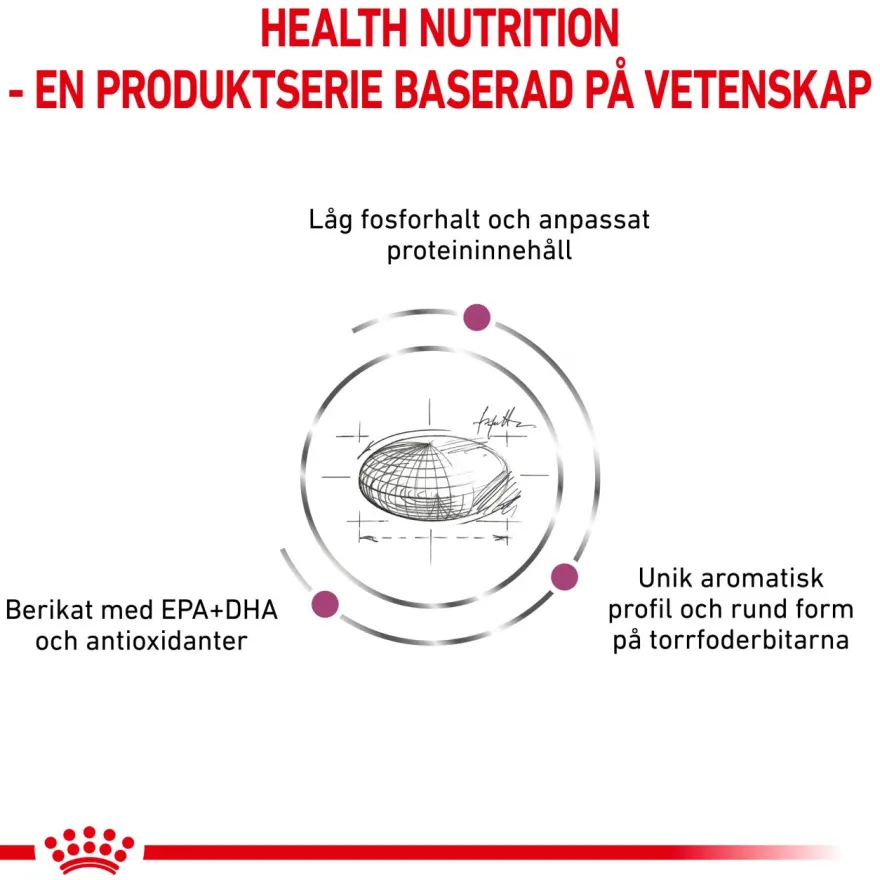 Renal tørrfôr til katt 2 kg