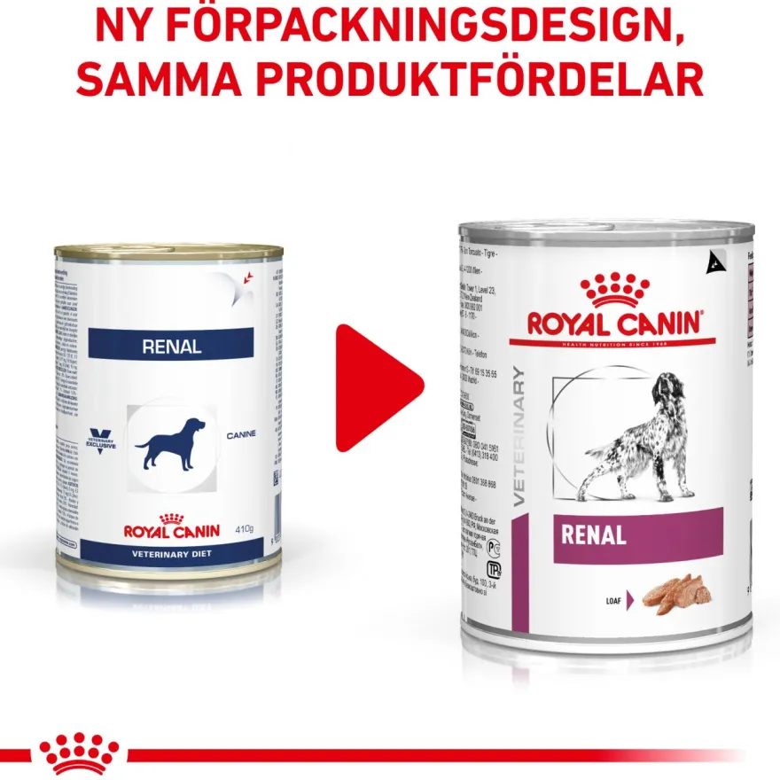 Renal Våtfôr for hunder 410 g
