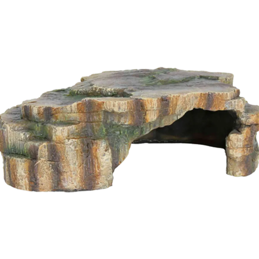 Reptiland Reptilgrotte Regnskog Deko Brun 24 x 8 x 17 cm