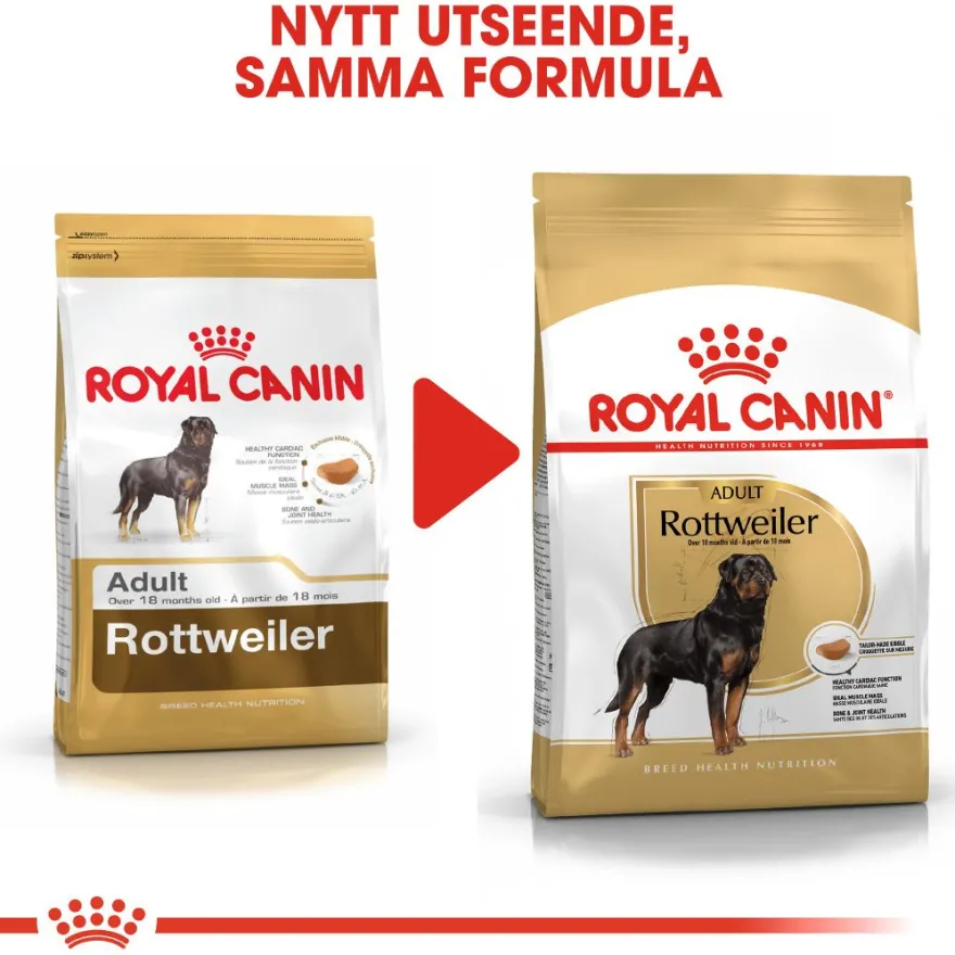 Rottweiler Adult tørrfôr for hunder 12 kg