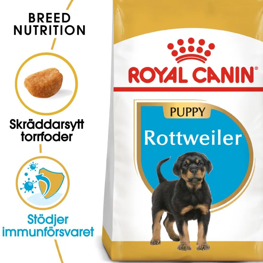 Rottweiler valp tørrfôr for valp 12 kg