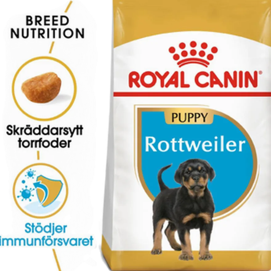 Rottweiler valp tørrfôr for valp 12 kg