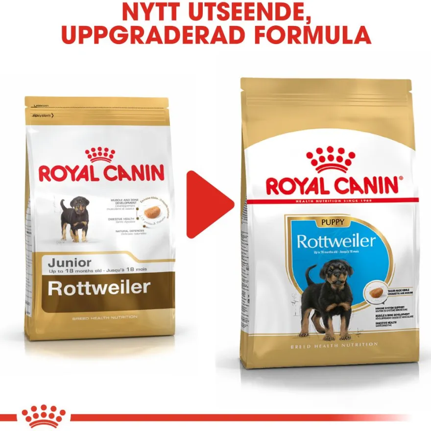 Rottweiler valp tørrfôr for valp 12 kg