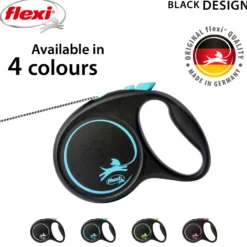 Rullebånd Black Design Cord, 5m, M, maks 20kg, Lyseblå