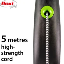 Rullebånd Black Design Cord, 5m, M, maks 20kg, Grønn