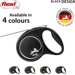 Rullebånd Black Design Cord, 5m, S, maks 12kg, Sølv