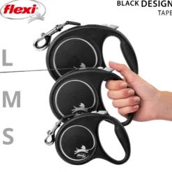 Rullebånd Black Design Tape, 5m, M, maks 25kg, Sølv