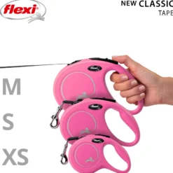Rullebånd New Classic Tape, 5m, M, maks 25kg, Rosa