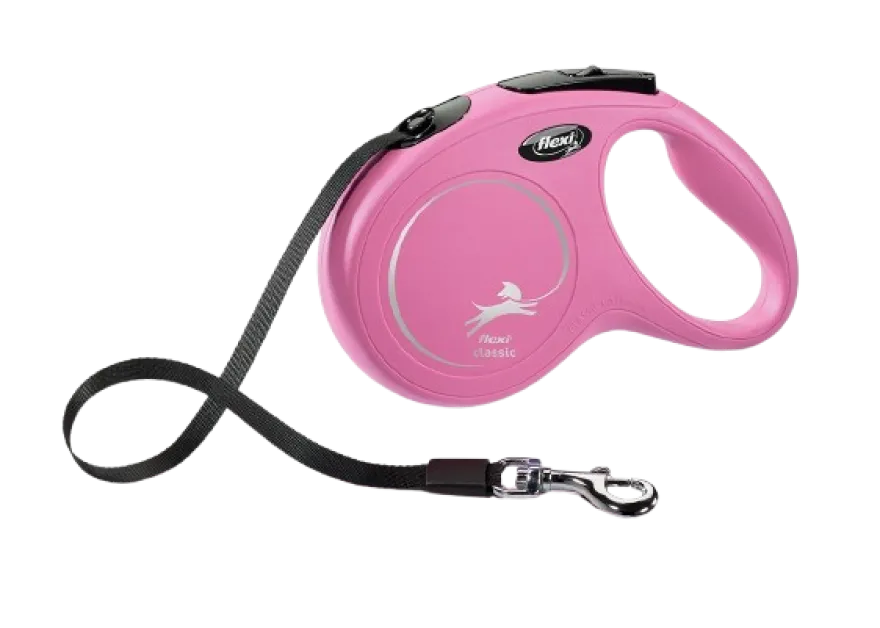 Rullebånd New Classic Tape, 5m, M, maks 25kg, Rosa